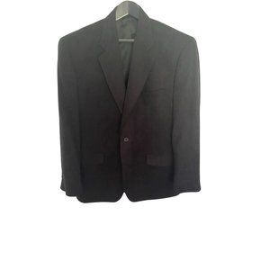 Lauren by Ralph Lauren Blazer Sport Coat Men's 46R Black Velour